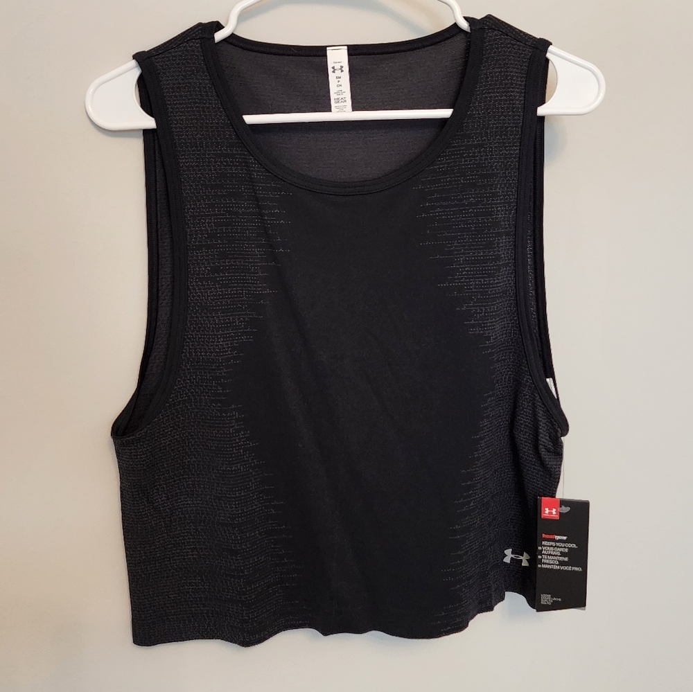 NWT Under Armour Women's Crop Loose Fit Tank - Size S